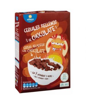 Cereales Alteza Rellenos Chocolate Y Avellanas 500 Grs