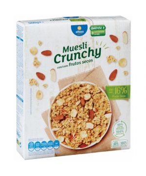 Cereales Alteza Muesly Crunchy Con Frutos Secos 500 Grs.