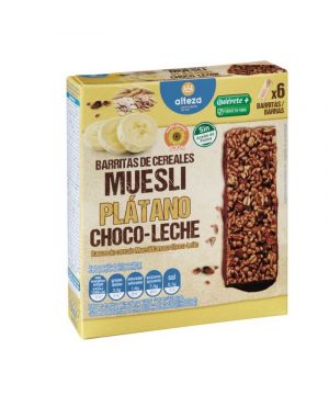 Barr.alteza Cereal.muesli Platano Choco-leche 6 Und, 150 Grs