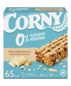 Barrita Corny 0% Chocolate Blanco Pack 6 Unds X 20 Grs