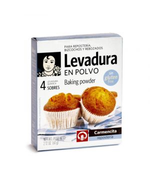 Levadura Carmencita 4 Sobres 60 Grs.