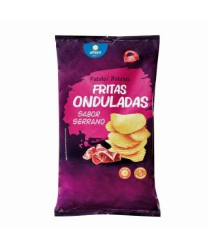 Patatas Alteza Fritas Onduladas Sabor Jamon 150 Grs