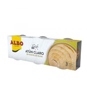 Atun Albo Claro Aceite Oliva Ro-100 P-3 Unds X 67 Gr. P.e.