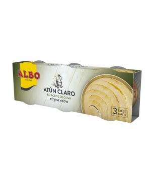 Atun Albo Claro Aceite Ol.vg.ext.ro-100 P-3 Unds X 67 Grs Pe