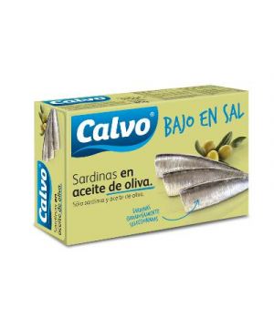 Sardina Calvo Bajo Sal Aceite Oliva Rr-125 81 Gr. P.e.