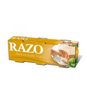 Atun Razo En Aceite Vegetal Pack 3 Unds 240 Grs 156 P.e.