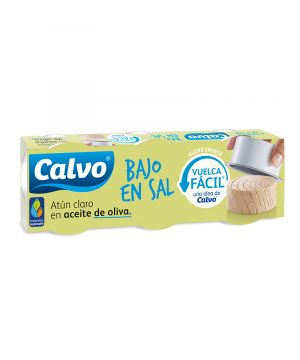 Atun Claro Calvo B/Sal Acei.ol.vuelca Facil Ro80 P3X52Gr.p.e