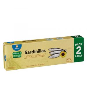 Sardinilla Alteza Aceite Girasol Pack 2 Rr-90 Fa 124 Gr.p.e.