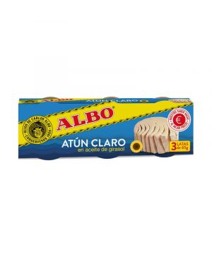 Atun Albo Claro Ac.de Girasol Pack 3 Und X 65 Gr. 144 Gr.p.e