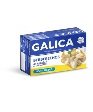 BERBERECHO GALICA AL NATURAL 65/75, 63 GR.