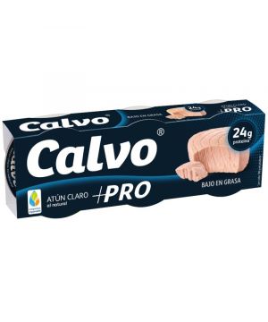 Atun Calvo Claro Natural + Pro Pack 3 X 65 Grs