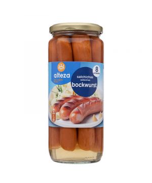 Salchicha Alteza Bockwurst 8 Piezas 520 Gr., 320 Gr., P.e.