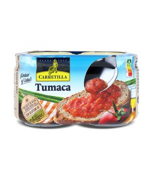 Tumaca Carretilla Con Ajo Pack 2 Unds X 185 Gr.