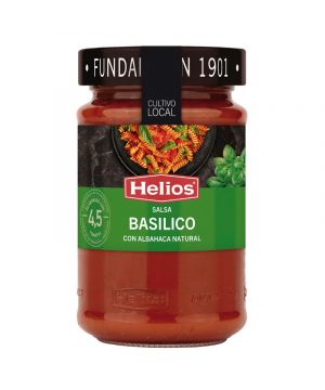 Salsa Helios Basilico 380 Grs.