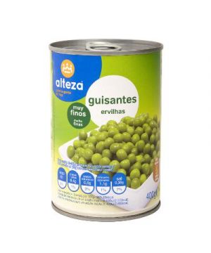 Guisante Alteza Fino Facil Apertura, 400 Gr., 250 Gr. P.e.