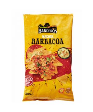 Nachos Banderos Chips Barbacoa 200 Grs