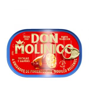 Pimiento D.molinico Piquillo Relleno Bacalao Y Gambas 260 Gr