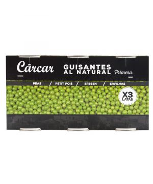 Guisante Carcar Extra Fino P-3 Unds X 180 Grs, 285 Grs P.e.