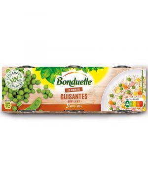 Guisante Bonduelle Natural Muy Fino P-3 Un 225 Grs 195 Gr Pe