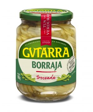 Borraja Gutarra Trozos Al Natural Tarro 660gr., 400 Gr. P.e.