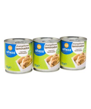 Champiñon Alteza Laminado Fa Pack 3 X 185 Gr. 315 Gr. P.e.