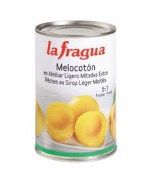 Melocoton Almibar Riovalle 460 Grs. 240 Grs Peso Escurrido