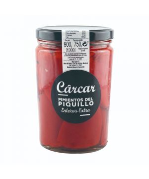 Pimiento Carcar Piquillo Extra Frc 900 Gr., 750 Gr. P.e.