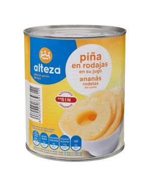 PiÑa Alteza En Su Jugo 820 Grs. 500 Gr P.e