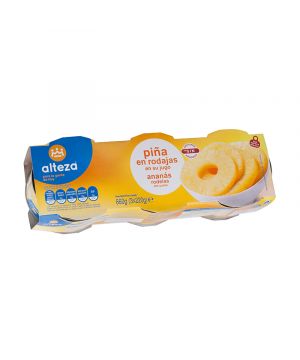 PiÑa Alteza En Su Jugo Pack 3 Unds 660 Grs 411 Grs P.e.