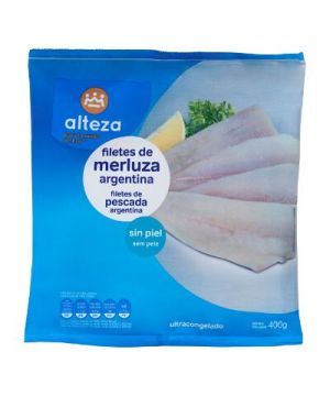 Filete Merluza Alteza Sin Piel 400 Grs