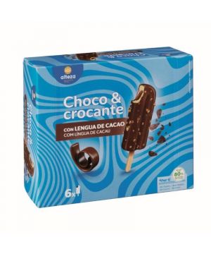 Helado Bombon Choco & Crocante Alteza Pack-6 384 Grs.