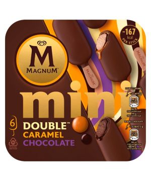 Helado Frigo Magnum Mn Double Caramel-chocolate P-6und 300gr