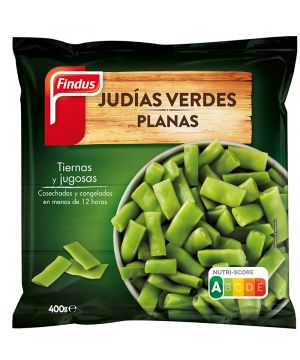 Judia Verde Plana Troceada Findus 400 Grs