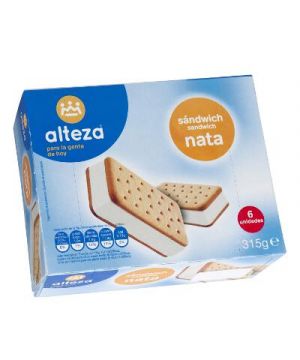 Helado Alteza Sandwich Nata P-6 Ud X 100ml