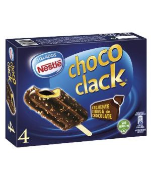 Helado Nestle Choco Clack 4 Unds 264 Grs