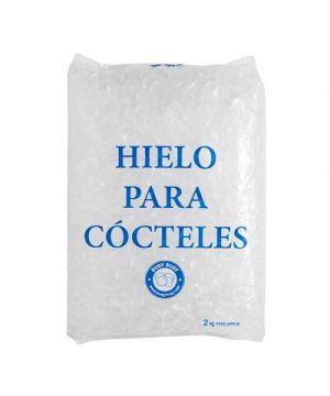 Hielo Picado Cocteleria Bolsa 2 Kilos