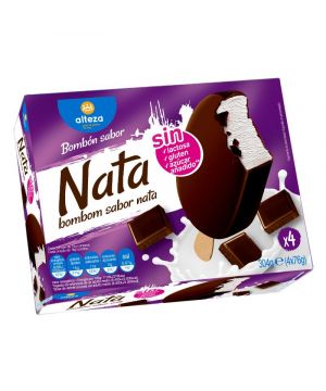 Helado Alteza Bombon Sin Lactosa, Gluten Y Azucar Añ.4X76 Gr