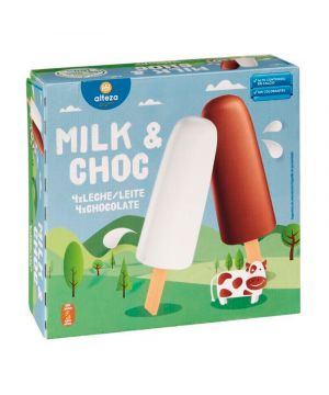 Helado Alteza Milk Y Chok Pack 8 Und X 43 Grs.