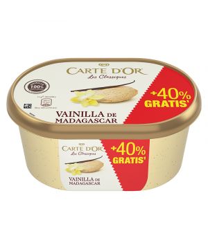 Helado Carte D'or Vainilla 900 Ml.+30% Gratis 622 Grs.