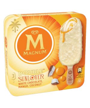 Helado Frigo Magnum Double Sunlover 3 Und. 255 Grs.