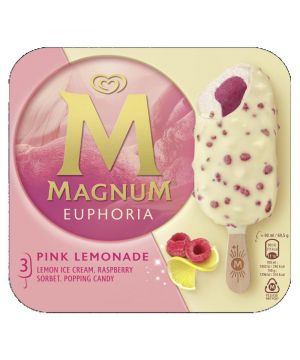 Helado Frigo Magnum Euphoria Pink Lemonade P-3, 208,5 Grs