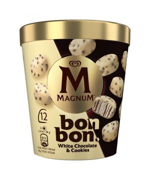 Helado Magnum Bonbon White Chocolate & Cookies 12 Und.x17Ml