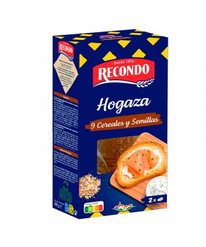 Pan Hogaza Recondo 9 Cereales 240 Grs