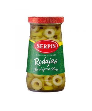 Aceituna Serpis Verde En Rodajas 260 Grs. 150 Grs P.e.