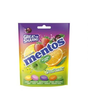 Caramelo Mentos Mix Fruta 160 Grs