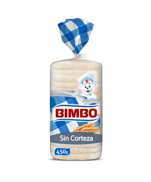 Pan Bimbo Sin Corteza 450 Grs