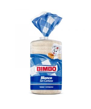 Pan Bimbo Sin Corteza 450 Grs