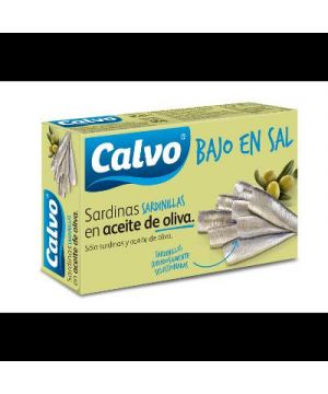 Sardinillas Calvo Ac.oliva Bajo En Sal Ro90 85 Grs 60 Grs Pe