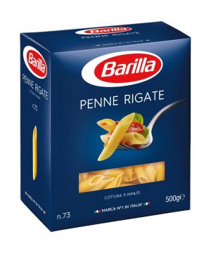 Pasta Barilla Penne Rigate 500 Grs