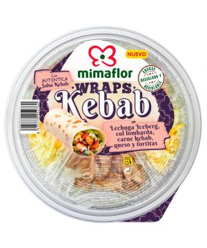 Barqueta Mimaflor Wraps Kebab 300 Grs.